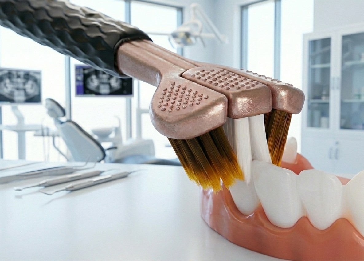 Тристранна четка за зъби